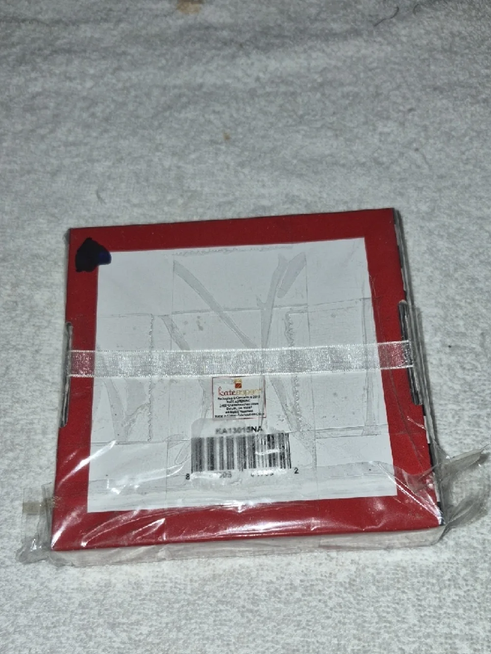 Kate Aspen Red and White Pizza Cutter Favor with Sheer Ribbon